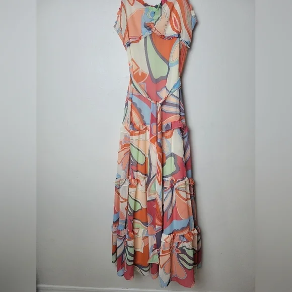 ALEXIS for Target Mixed Floral Sleeveless Tiered Ruffle Dress - Picture 6 of 15